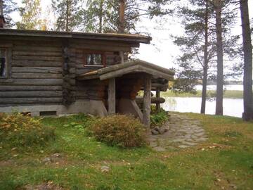 Фото номера Просторный коттедж с 2 спальнями Дома для отпуска Jokiniemen Matkailu Cottages г. Tölvä 11